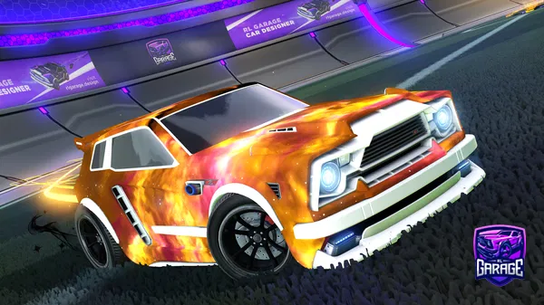 A Rocket League car design from GlacialxInferno