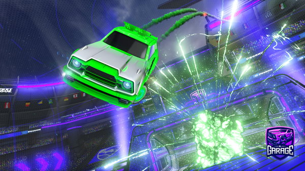 A Rocket League car design from yanel