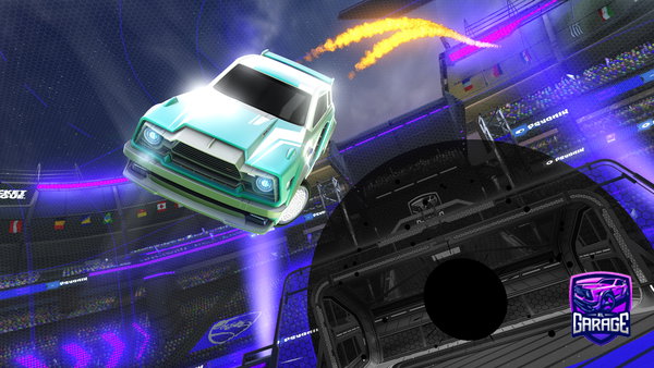 A Rocket League car design from Cvjk