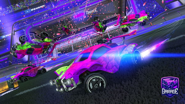 A Rocket League car design from Mimihime
