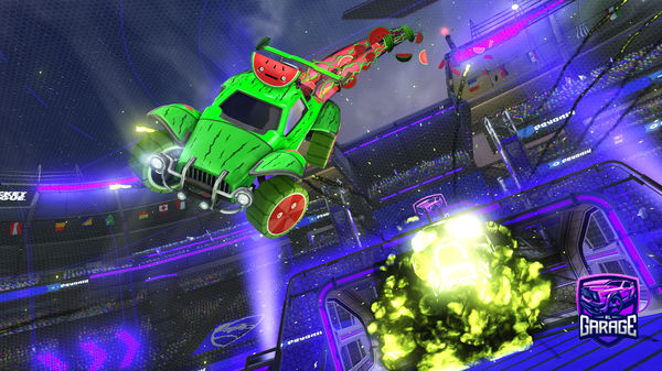 A Rocket League car design from KingSeagull488