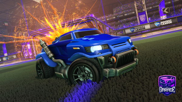 A Rocket League car design from TopBinner