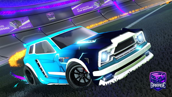 A Rocket League car design from arj0083