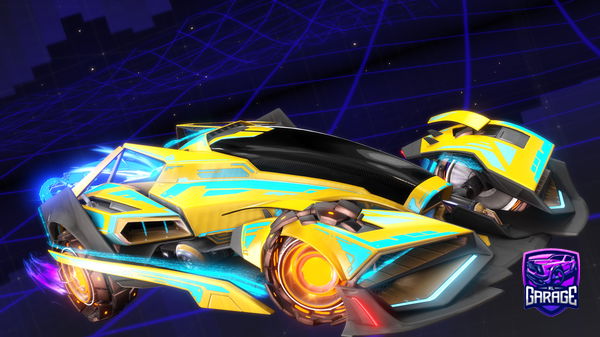 A Rocket League car design from ThatTaki567