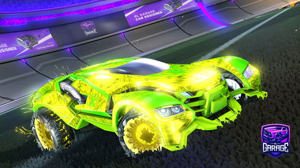 A Rocket League car design from HashbrownCrust