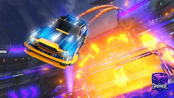 A Rocket League car design from CallumRF