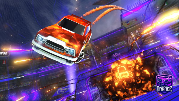 A Rocket League car design from LockOP22