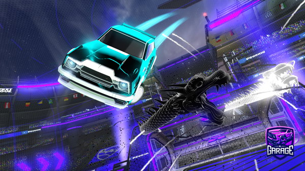 A Rocket League car design from blackpoobutt