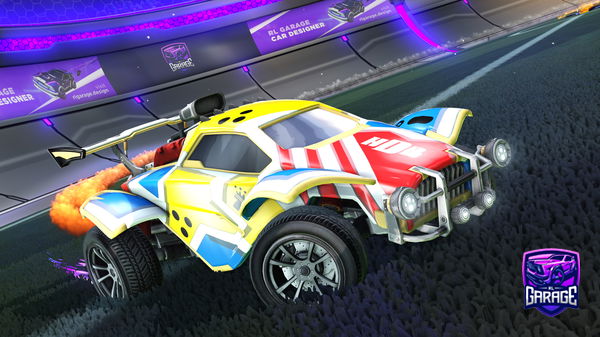 A Rocket League car design from The_Steve