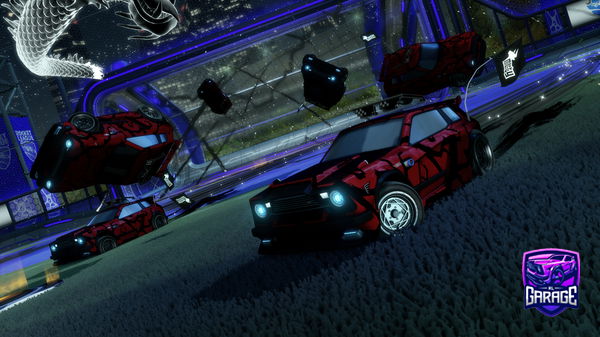 A Rocket League car design from BL4K3Y3