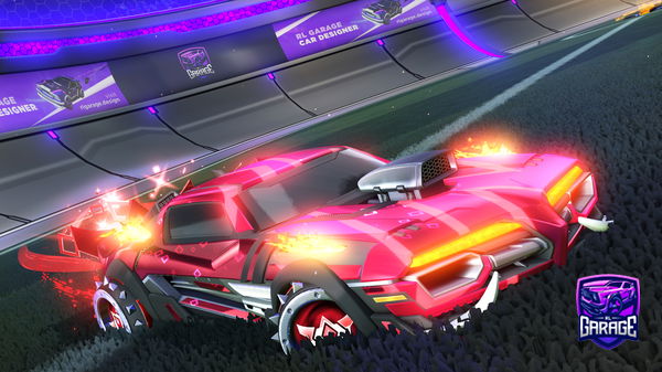 A Rocket League car design from Dreshark