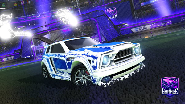 A Rocket League car design from steben