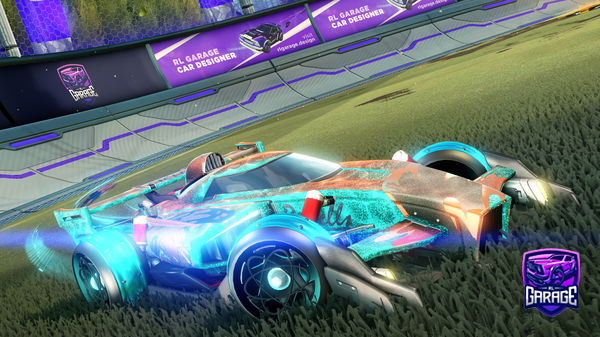 A Rocket League car design from Treble