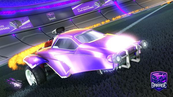 A Rocket League car design from boosted497