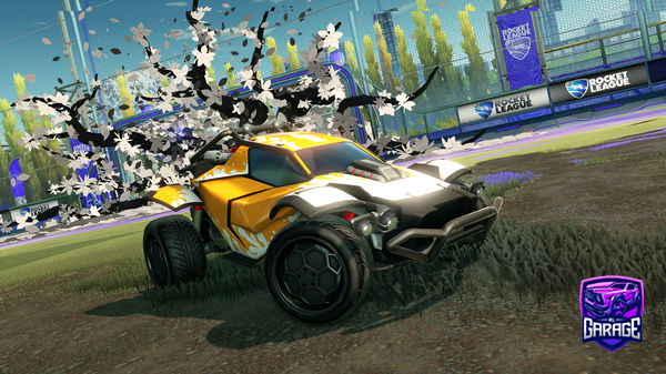 A Rocket League car design from Abeillonnaise
