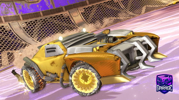 A Rocket League car design from dookiebozo