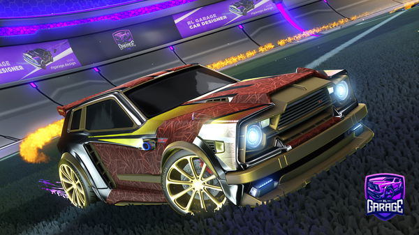 A Rocket League car design from Cleclelenoob_on_switch