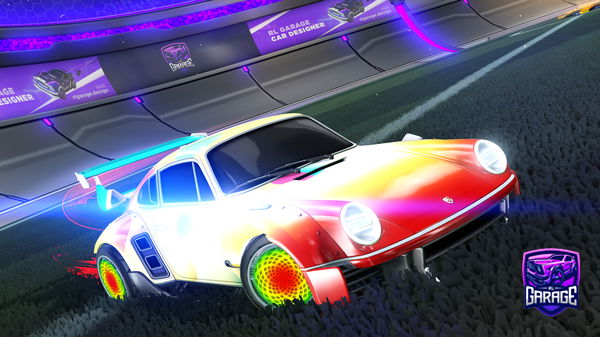 A Rocket League car design from Liffypup