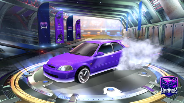 A Rocket League car design from davoetsieisvoetsie