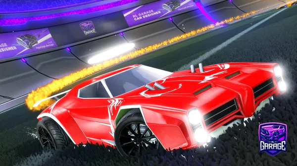 A Rocket League car design from Lucasglenn