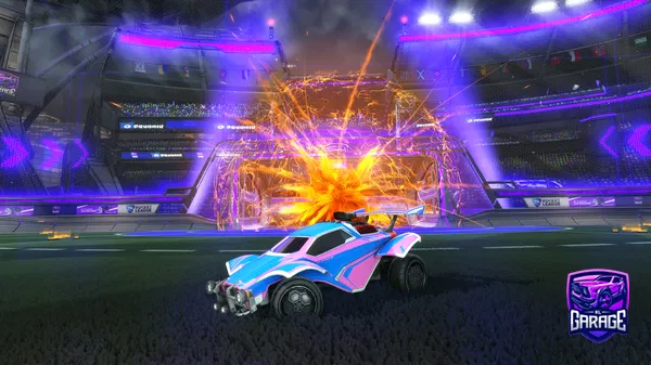 A Rocket League car design from Frizkh