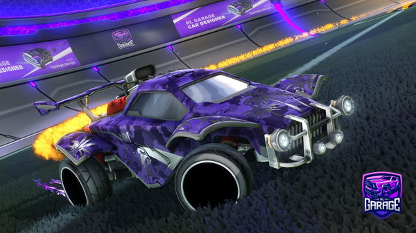 A Rocket League car design from Road_to_black_standard