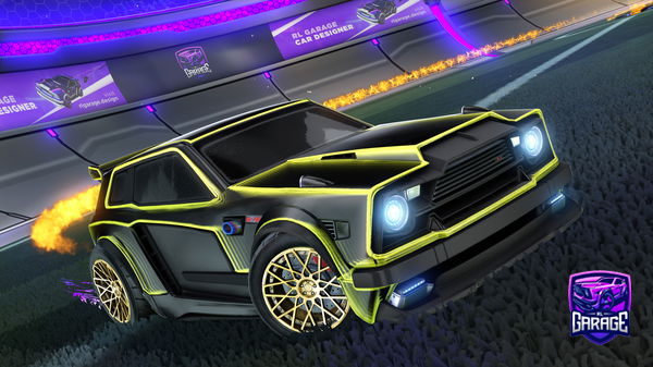 A Rocket League car design from Cheesemaster659