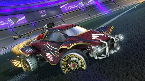 A Rocket League car design from Huntergto68yt