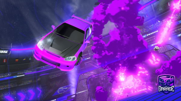 A Rocket League car design from tabon