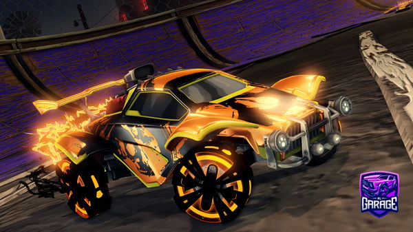 A Rocket League car design from AntonRkl