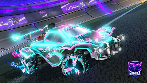 A Rocket League car design from mm5mm5454