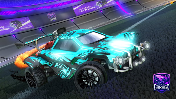 A Rocket League car design from Djhoff11