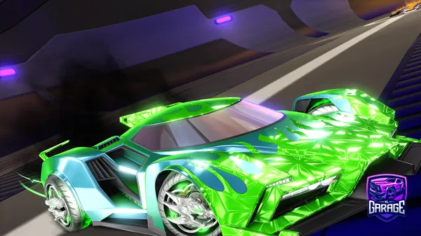 A Rocket League car design from Myusernameistigershark