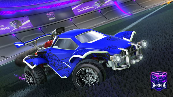 A Rocket League car design from Amiguinhoespancaxota