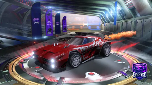 A Rocket League car design from vtrixss
