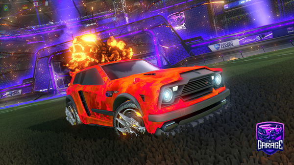 A Rocket League car design from NlKSU