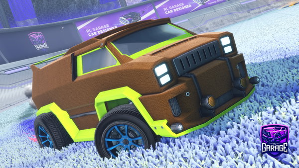 A Rocket League car design from TheToxicFranco