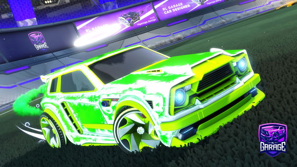 A Rocket League car design from jimmyj2