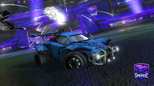 A Rocket League car design from das-mackan