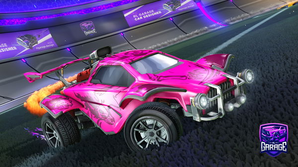 A Rocket League car design from Dxrkrl1