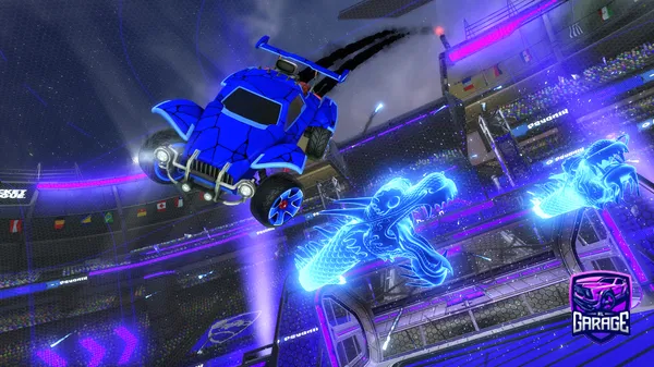 A Rocket League car design from Cosmotiz