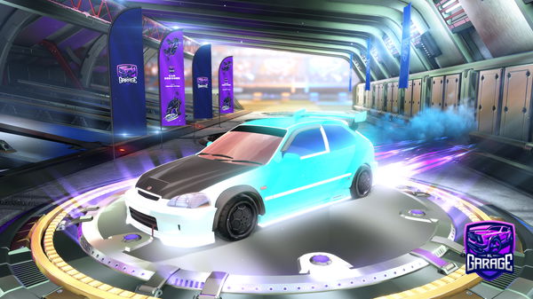 A Rocket League car design from Dxv1