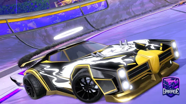 A Rocket League car design from BatoBeto