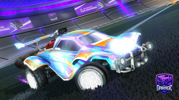 A Rocket League car design from Joelk116