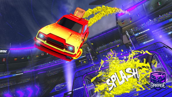 A Rocket League car design from Dogesavage22