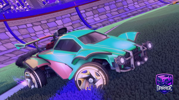 A Rocket League car design from Louramo_on_ps4