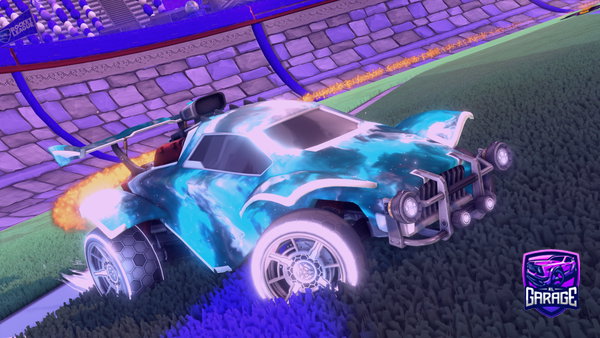 A Rocket League car design from Lumoy