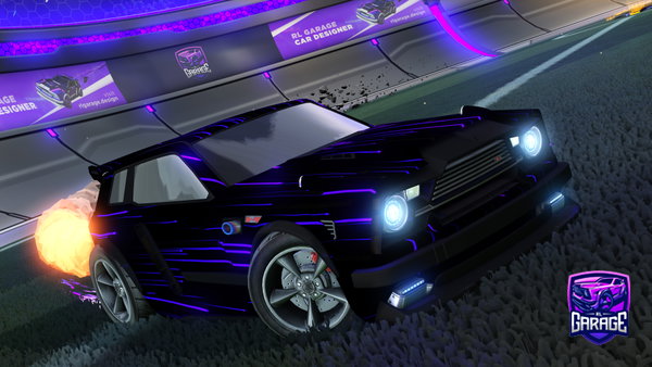 A Rocket League car design from nitroarvin