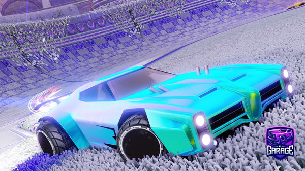 A Rocket League car design from 2K26