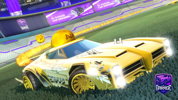 A Rocket League car design from RehaanD